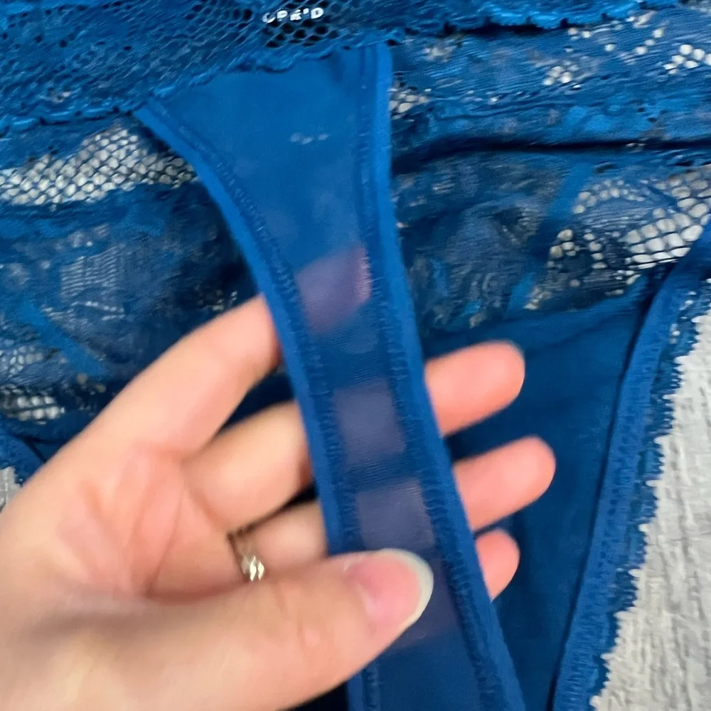 Torrid Teal‎ Lace Thong